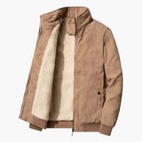 Men's Jacket with Zipper and Lining