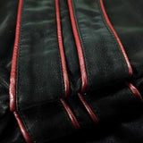 Men's Jacket with Zipper and Shoulder Piping