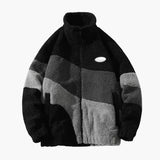 Men's Jacket with Zipper and Long Sleeves