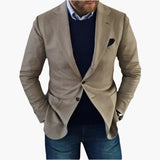 Men's Jacket with Lapel Collar