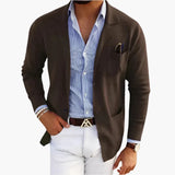Men's Jacket with Lapel Collar