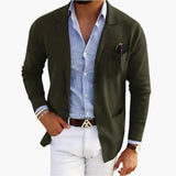 Men's Jacket with Lapel Collar
