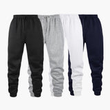 Men's Jogging Pants with Ribbed Cuffs