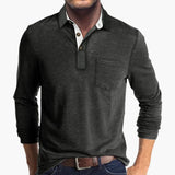Men's Long Sleeve Shirt with Collar