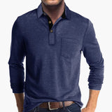 Men's Long Sleeve Shirt with Collar