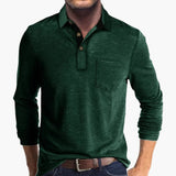 Men's Long Sleeve Shirt with Collar