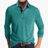 Men's Long Sleeve Shirt with Collar