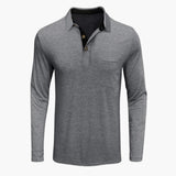 Men's Long Sleeve Shirt with Collar
