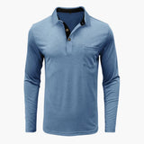Men's Long Sleeve Shirt with Collar
