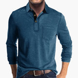 Men's Long Sleeve Shirt with Collar