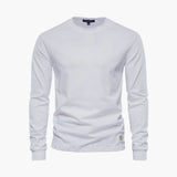 Men's Long Sleeve Shirt with Crew Neck