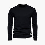 Men's Long Sleeve Shirt with Crew Neck