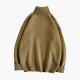 Men's Sweater with Knitted Roll Neck