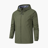 Men's Rain Jacket with Full Zipper