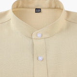 Men's Shirt with Round Neck and Pocket