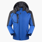 Men's Ski Jacket with Hood and Zipper