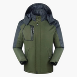 Men's Ski Jacket with Hood and Zipper