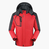 Men's Ski Jacket with Hood and Zipper