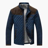 Men's Padded Jacket with Contrast Inserts