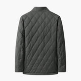Men's Quilted Jacket with Lapel Collar
