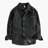 Men's Utility Shirt with Chest Pockets and Snap Button Closure
