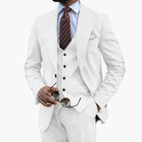 Men's 3-Piece Suit with Notched Lapel
