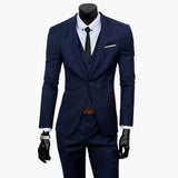 Men’s Suit Set with Jacket and Vest