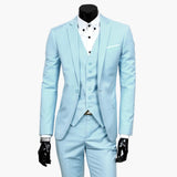 Men’s Suit Set with Jacket and Vest