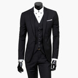 Men’s Suit Set with Jacket and Vest