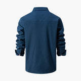 Men's Shirt with Button Placket and Chest Pockets