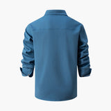 Men's Shirt with Button Placket and Chest Pockets