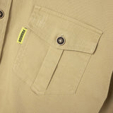 Men's Shirt with Button Placket and Chest Pockets
