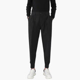 Men's Trousers with Button Closure and Side Pockets