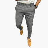 Men's Pants with Slim Leg and Side Pockets
