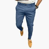 Men's Pants with Slim Leg and Side Pockets