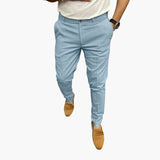Men's Pants with Slim Leg and Side Pockets