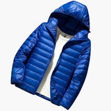 Men's Jacket with Hood and Long Sleeves