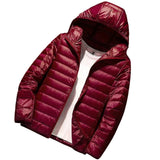 Men's Jacket with Hood and Long Sleeves