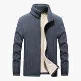 Men's Jacket with Zipper and Pockets