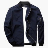 Men's Jacket with Zipper and Two Side Pockets