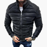 Men's Jacket with Quilting and Zipper