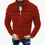 Men's Jacket with Quilting and Zipper