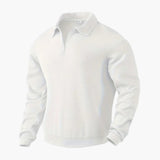 Men's Sweater with Zip Collar