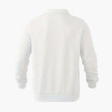 Men's Sweater with Zip Collar
