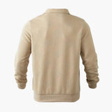 Men's Sweater with Zip Collar