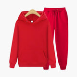 Men's Training Suit with Hoodie and Jogging Pants