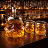 Whiskey Bottle - Bottle and Glasses - Set
