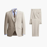 Men’s Formal Suit Set with Vest