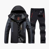 Men’s Winter Set with Zipper and Elastic Waistband