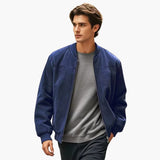 Men's bomber jackets with zipper and side pockets